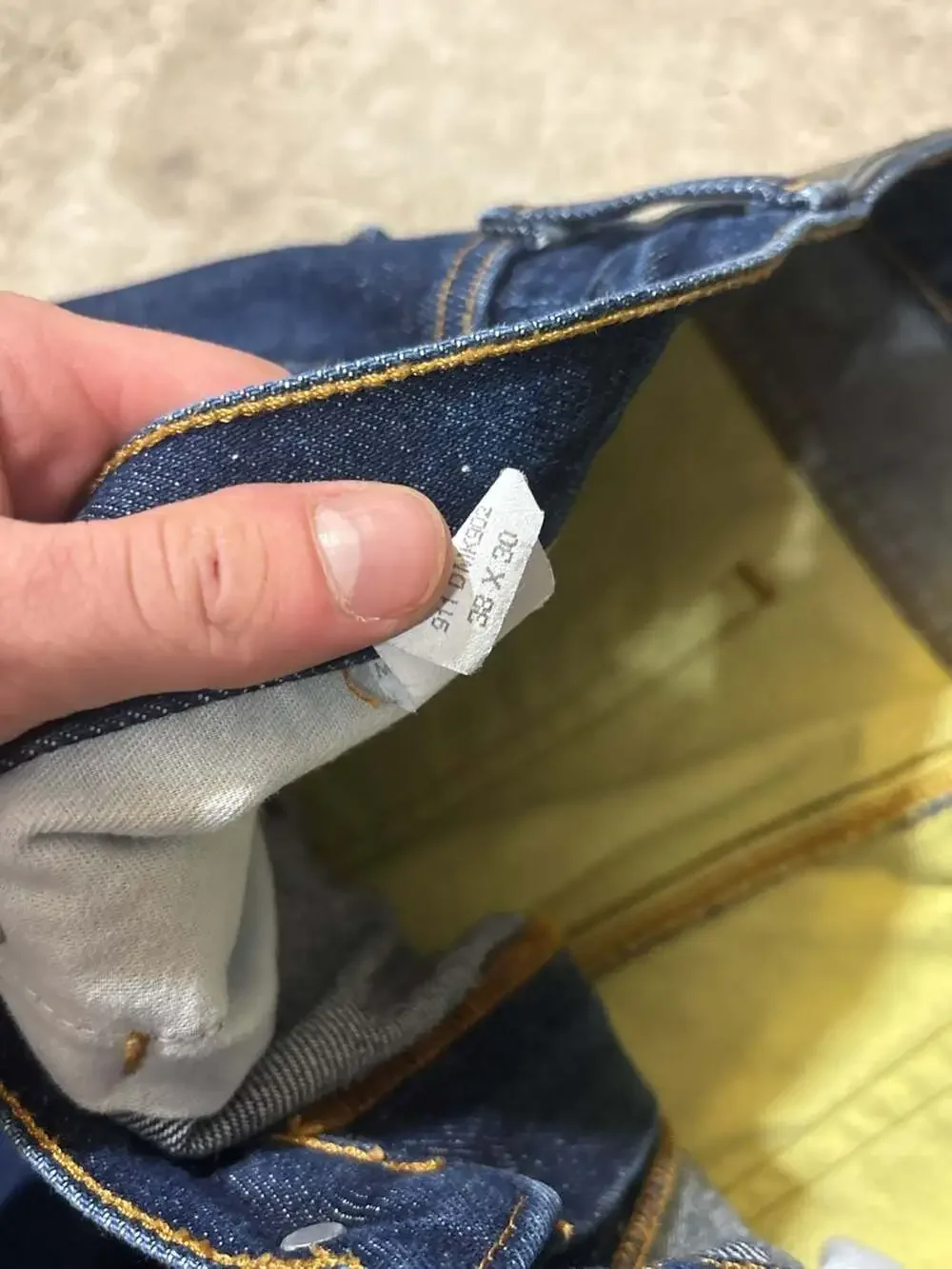 Diamond Gusset Defender Double Knee Denim Workwear Jeans 38x30